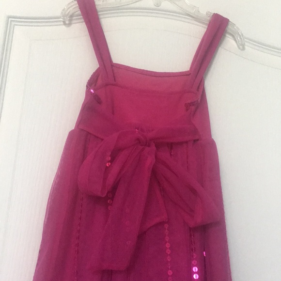 A special occasion/causal pink dress with ribbon. - Picture 4 of 5